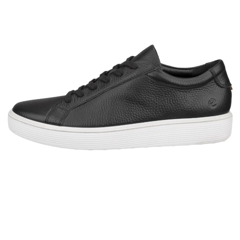 Ecco leather casual shoes - Sz 40, black, Soft 60